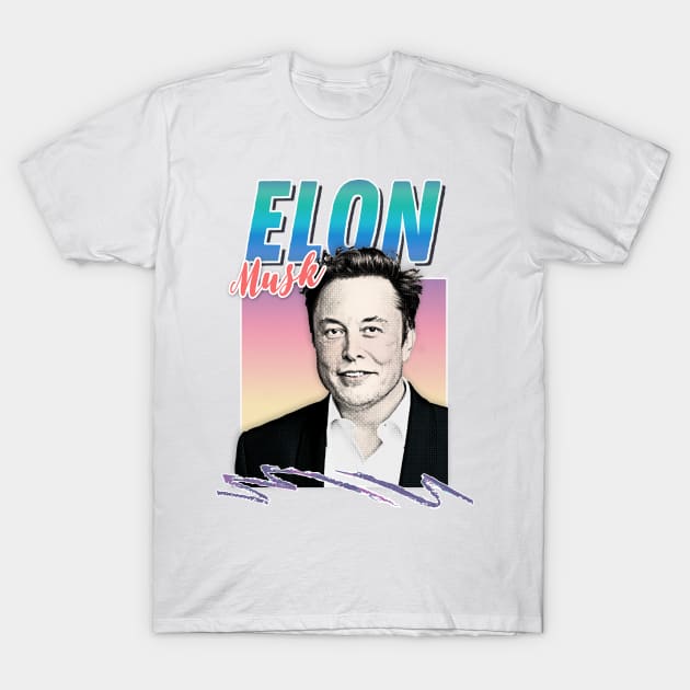 Elon Musk ∆†∆†∆ 90s Style Aesthetic Design T-Shirt by DankFutura